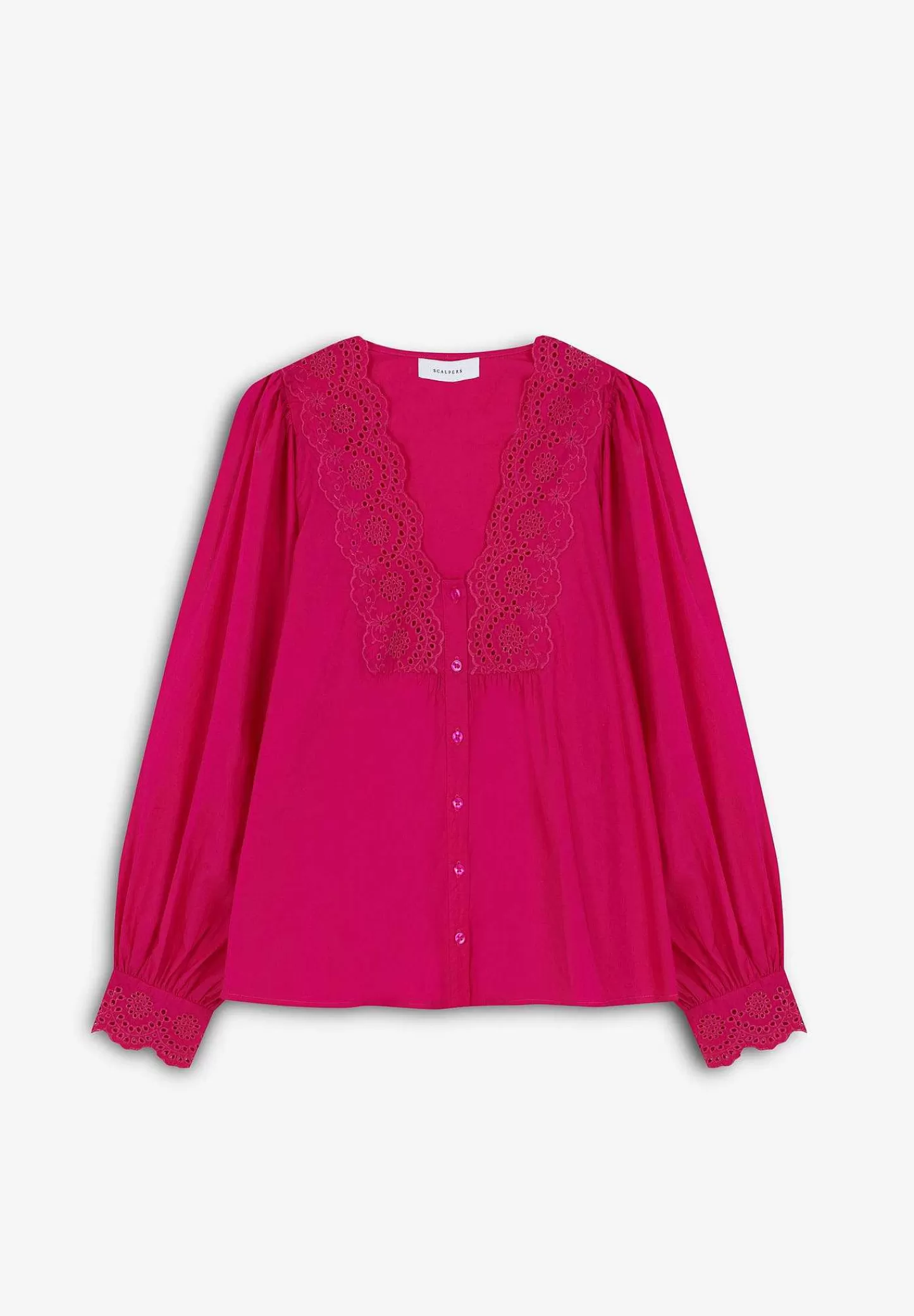 Best Scalpers Blusa Bordado Contraste