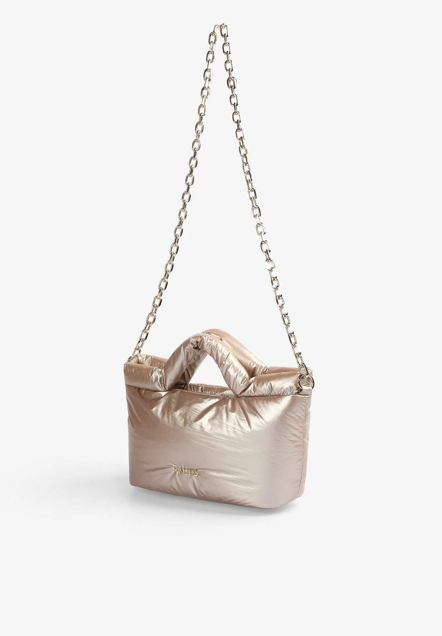 New Scalpers Bolso Mini Metalizado Cadena