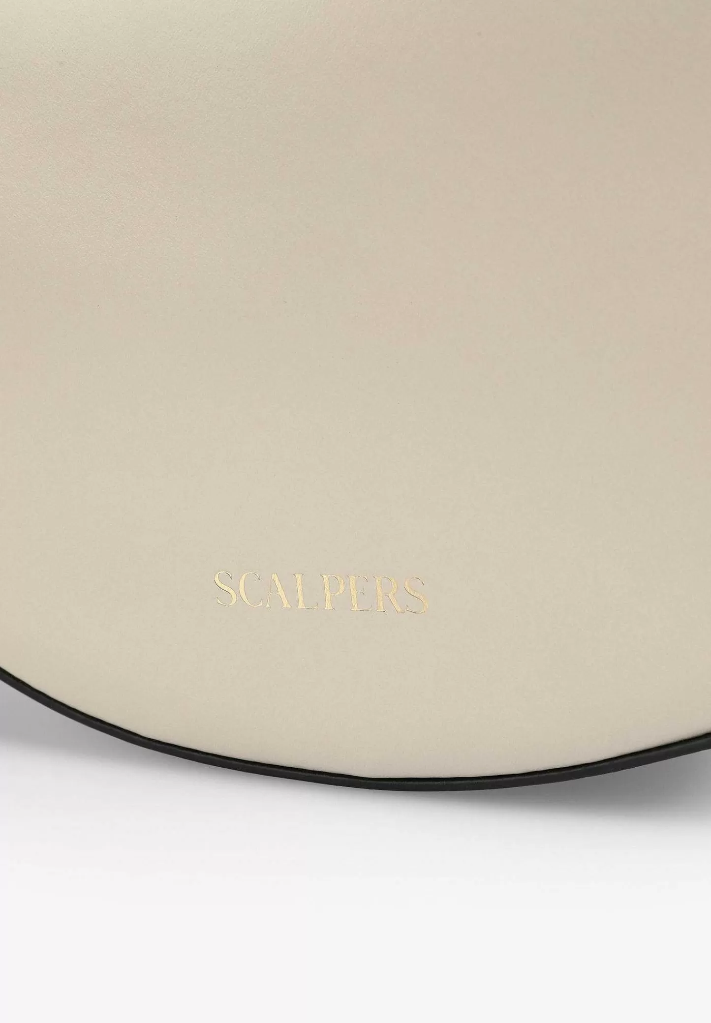 Fashion Scalpers Bolso Piel Media Luna Cristales
