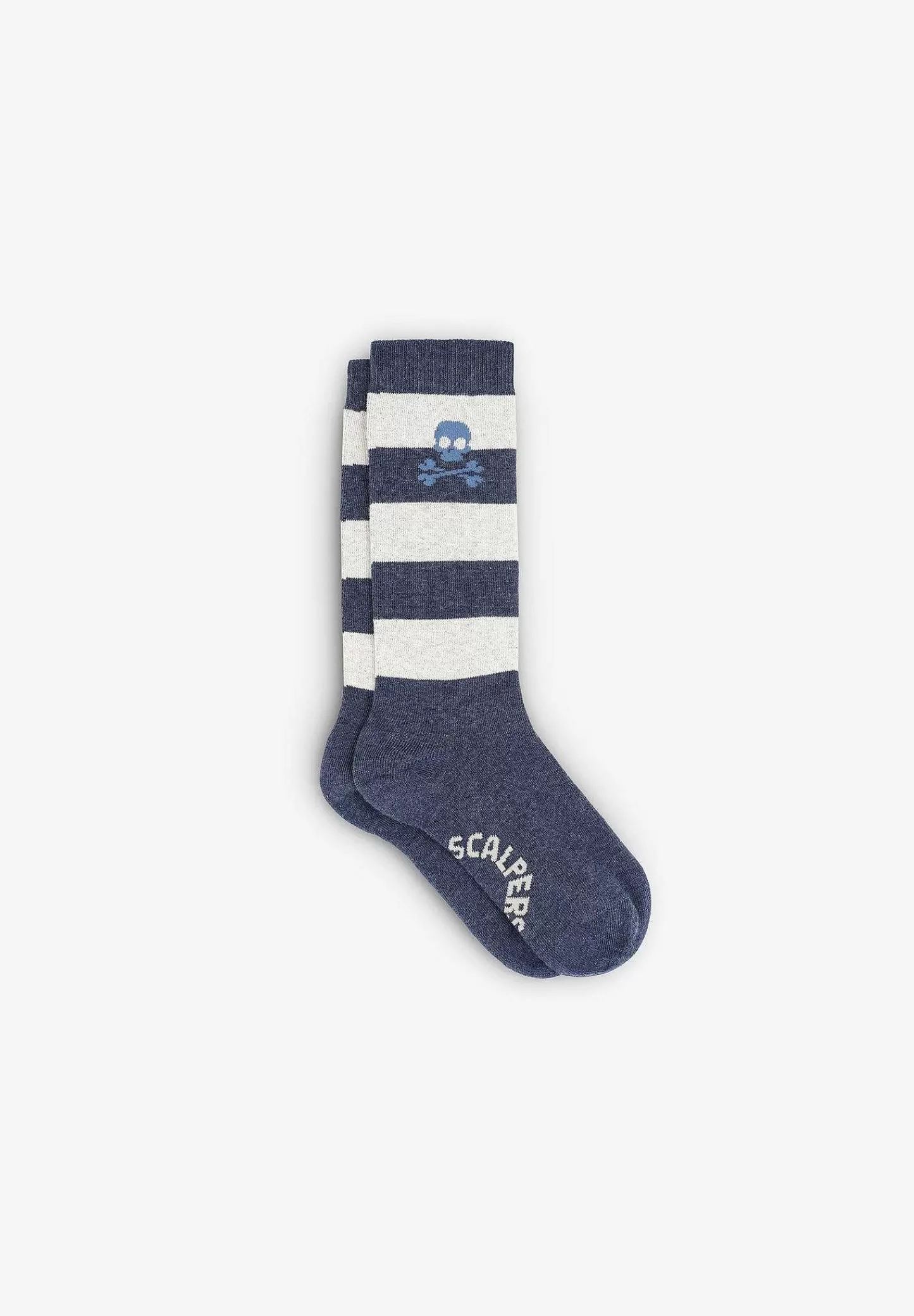 New Scalpers Calcetines Rayas Calavera