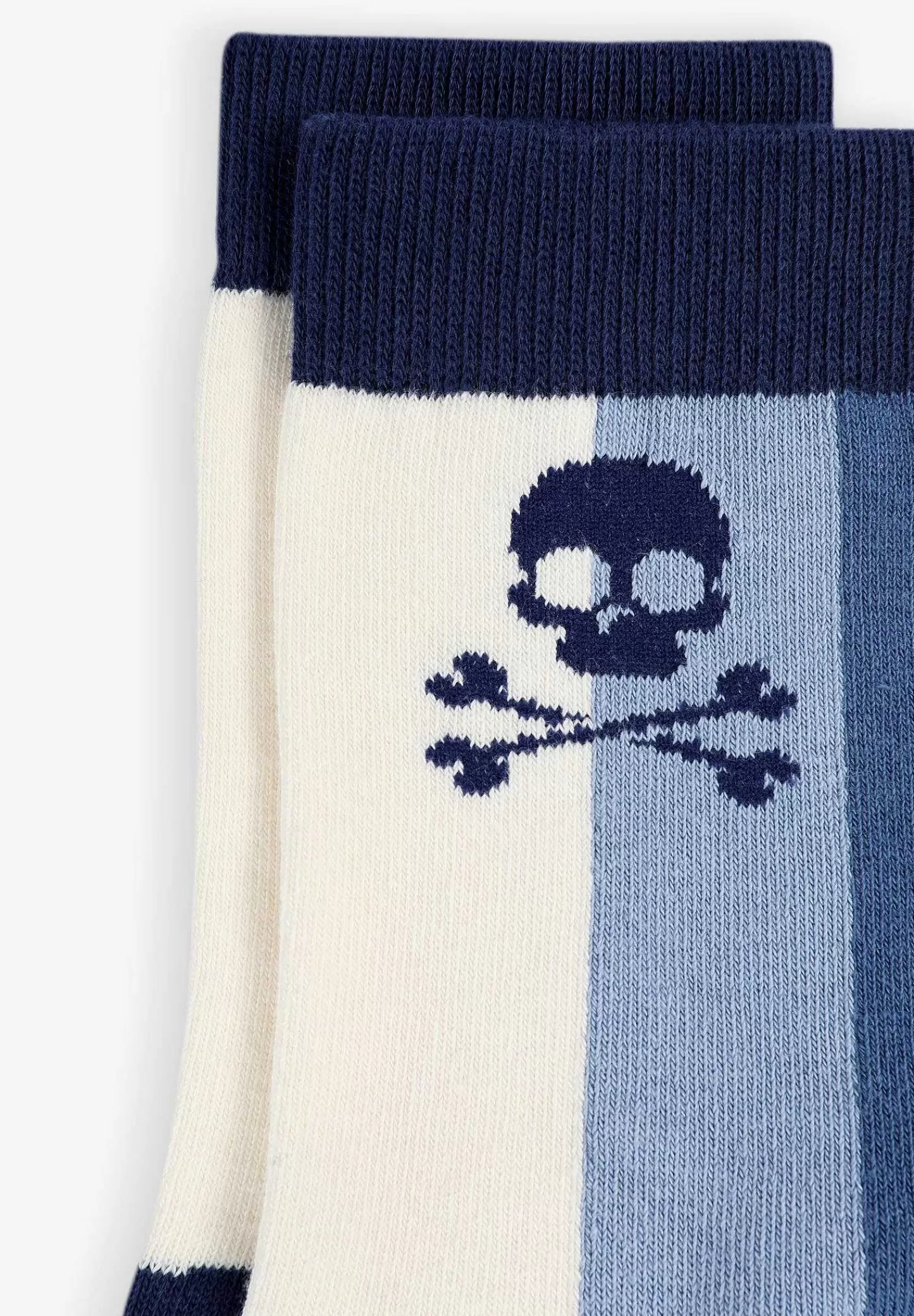Cheap Scalpers Calcetines Rayas Tricolor Calavera