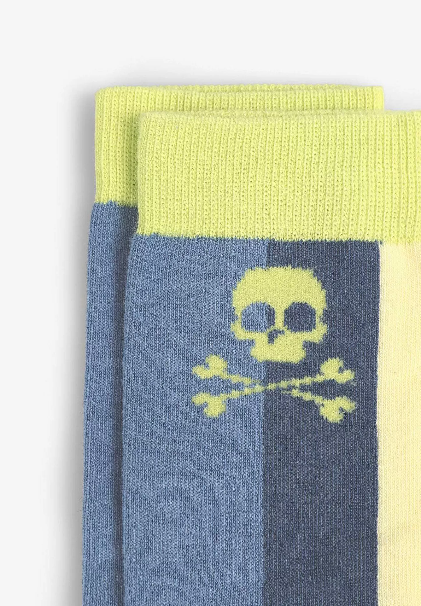 Best Sale Scalpers Calcetines Rayas Tricolor Calavera