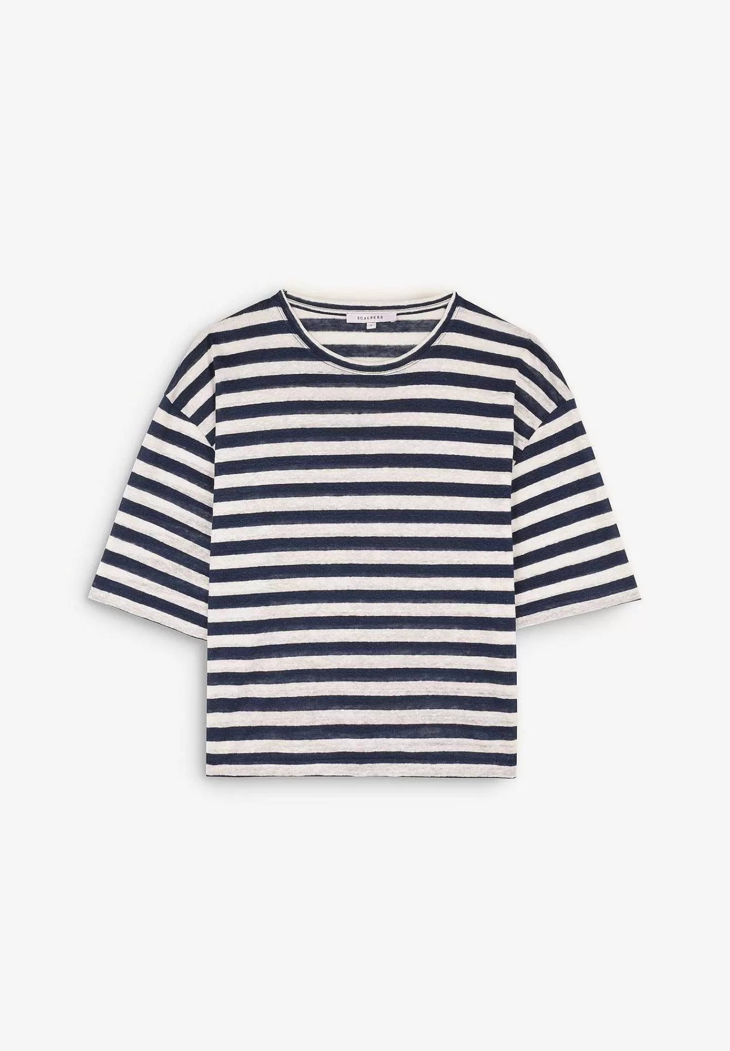 Best Sale Scalpers Camiseta Rayas Lino