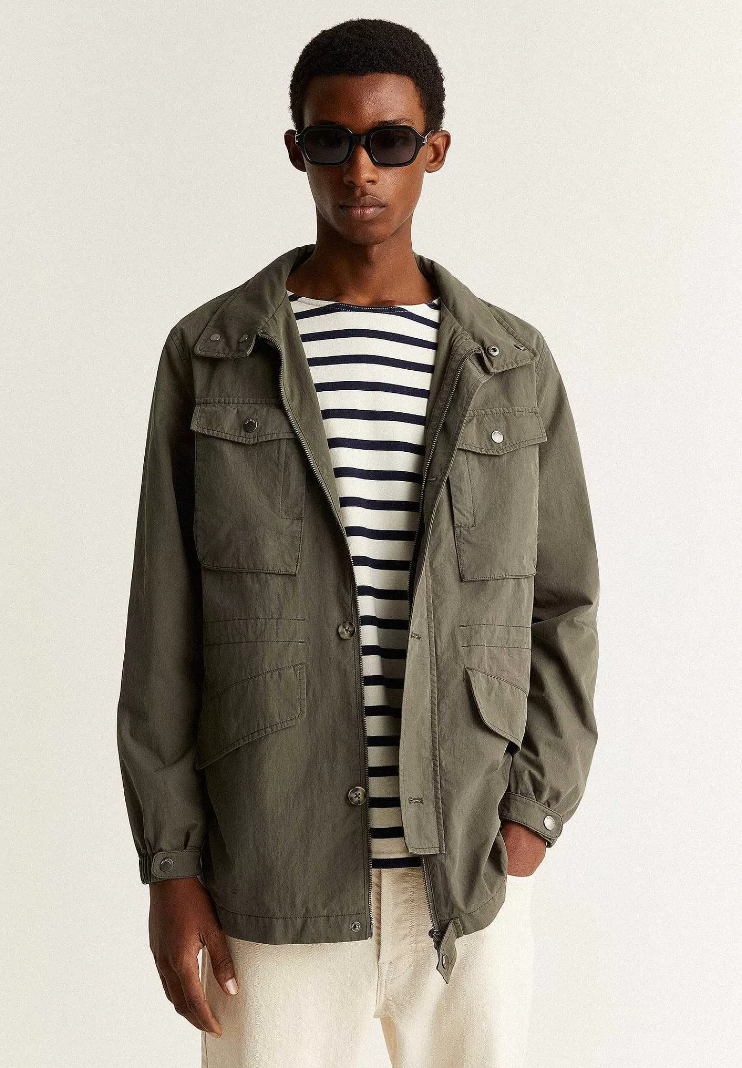 Cheap Scalpers Chaqueta Militar Bolsillos