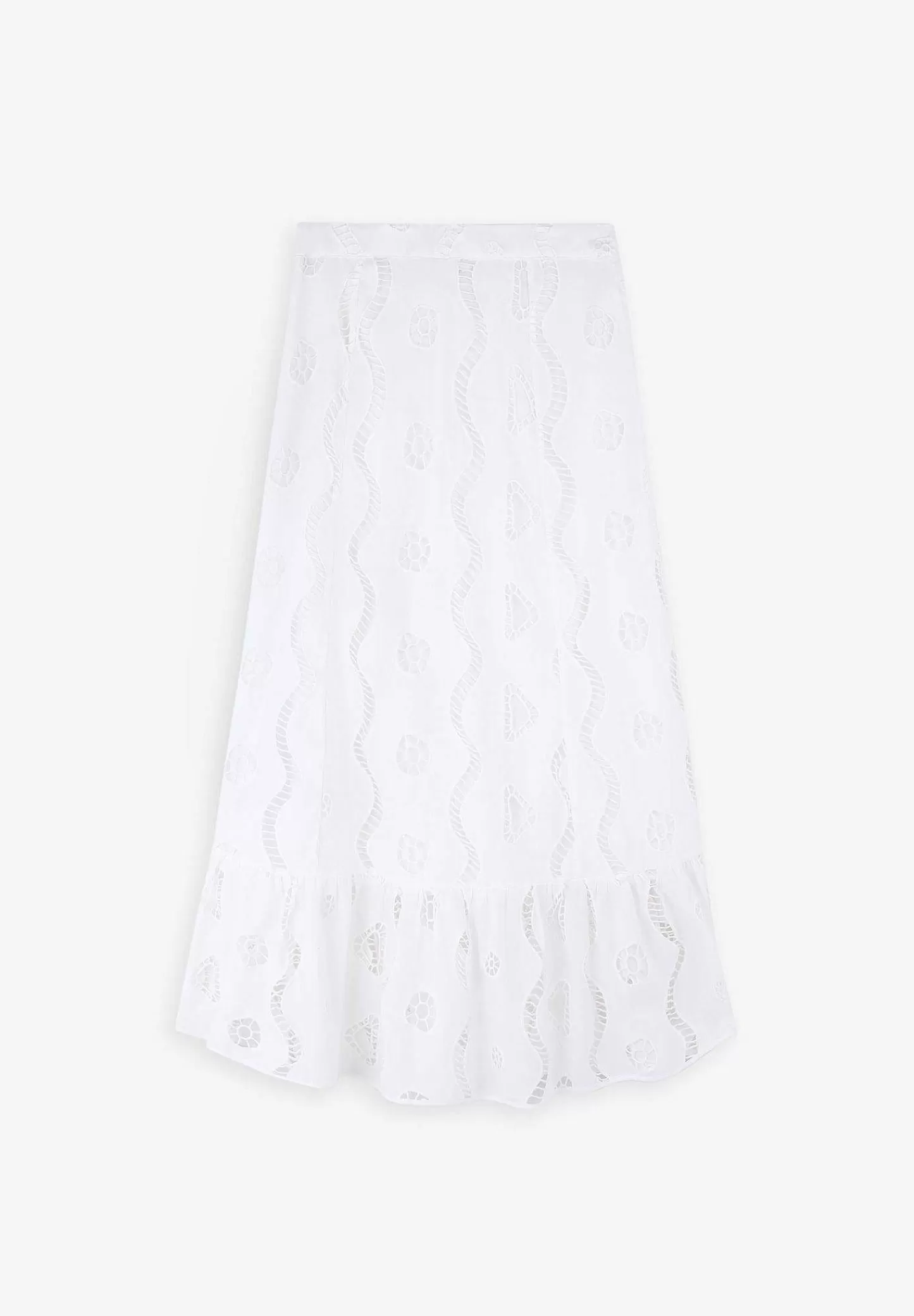 Best Sale Scalpers Falda Midi Bordado Ingles