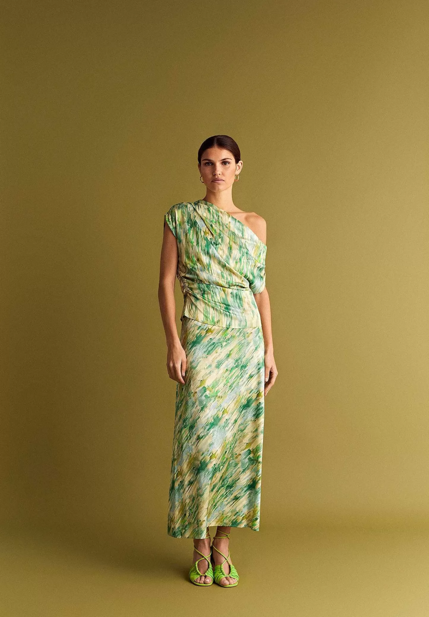 Cheap Scalpers Falda Midi Print