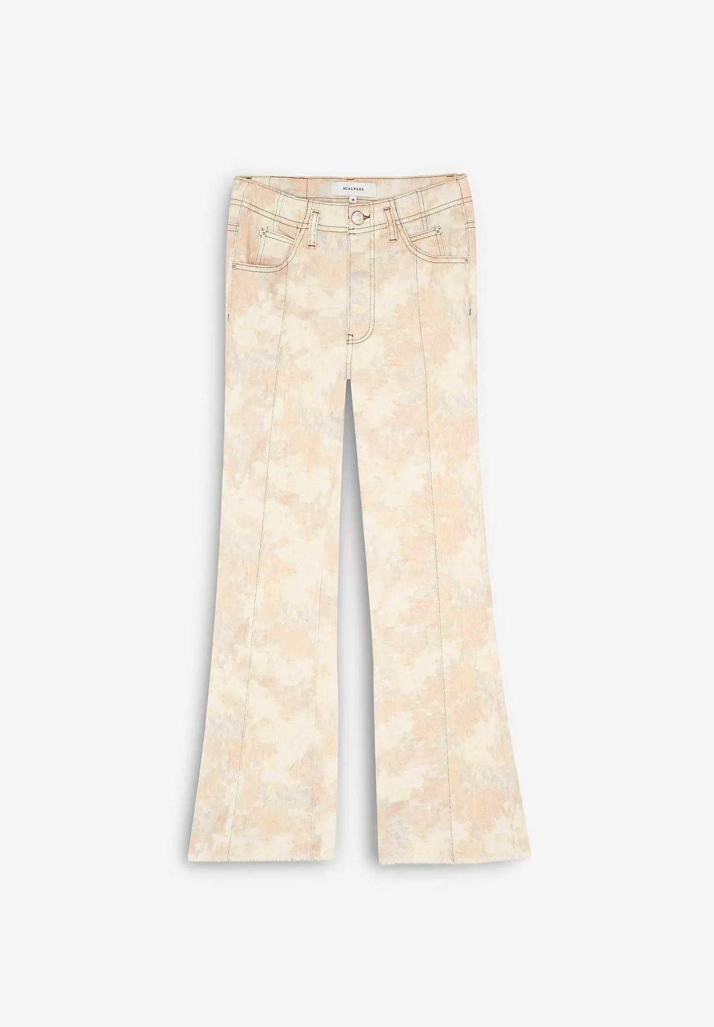 Best Scalpers Jeans Ankle Flare Tie Dye