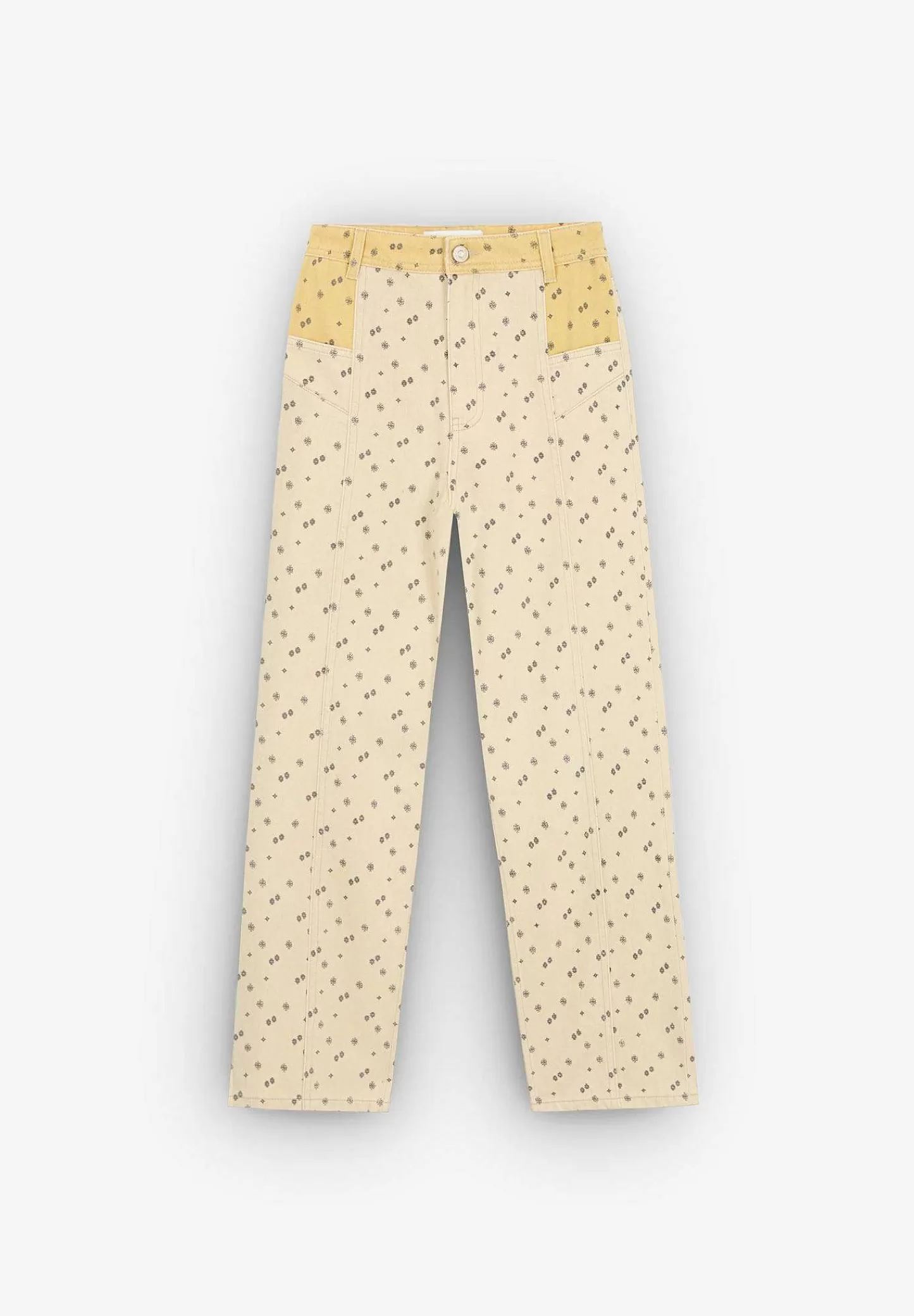 Cheap Scalpers Jeans Rectos Motivos Etnicos