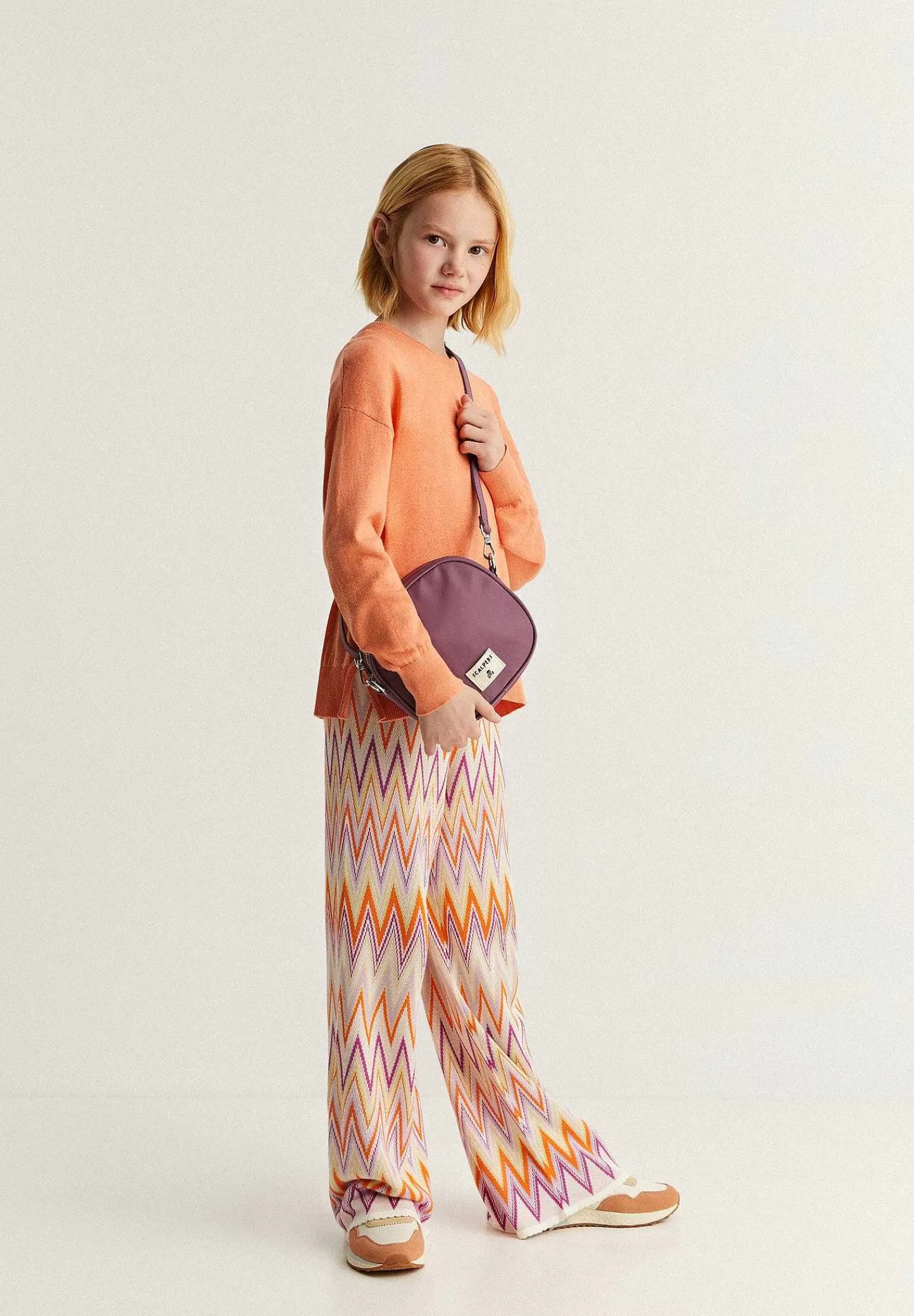 Flash Sale Scalpers Pantalon Punto Zigzag Detalle Bajo