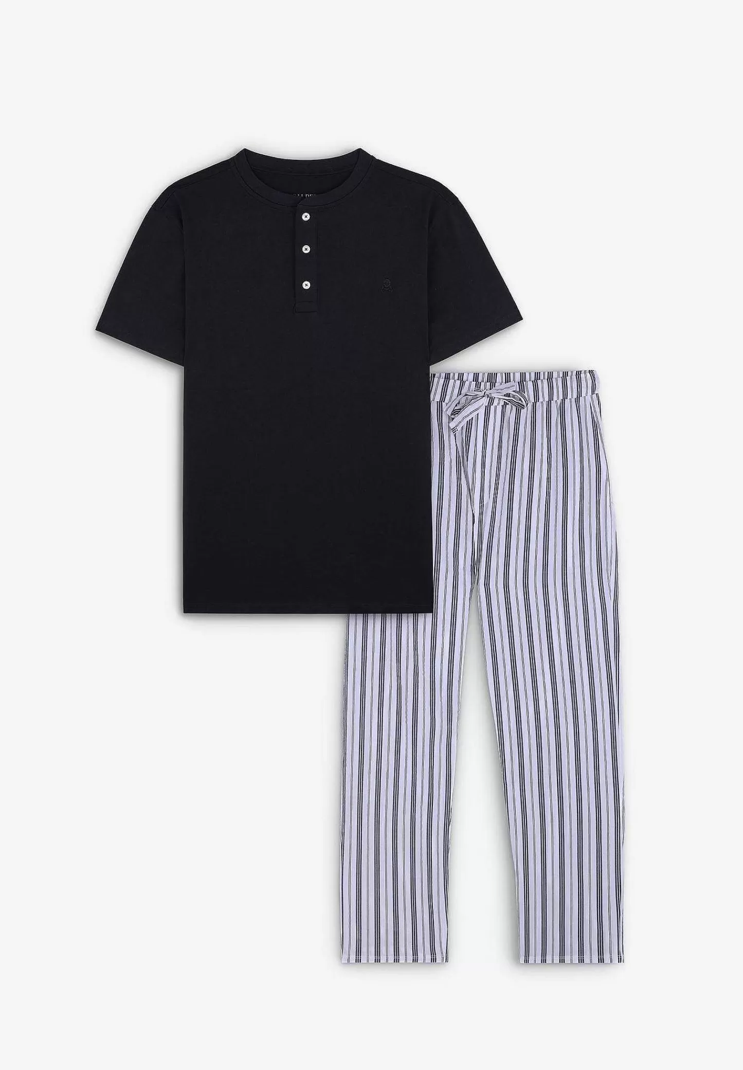 Online Scalpers Pijama Detalle Pantalon Rayas