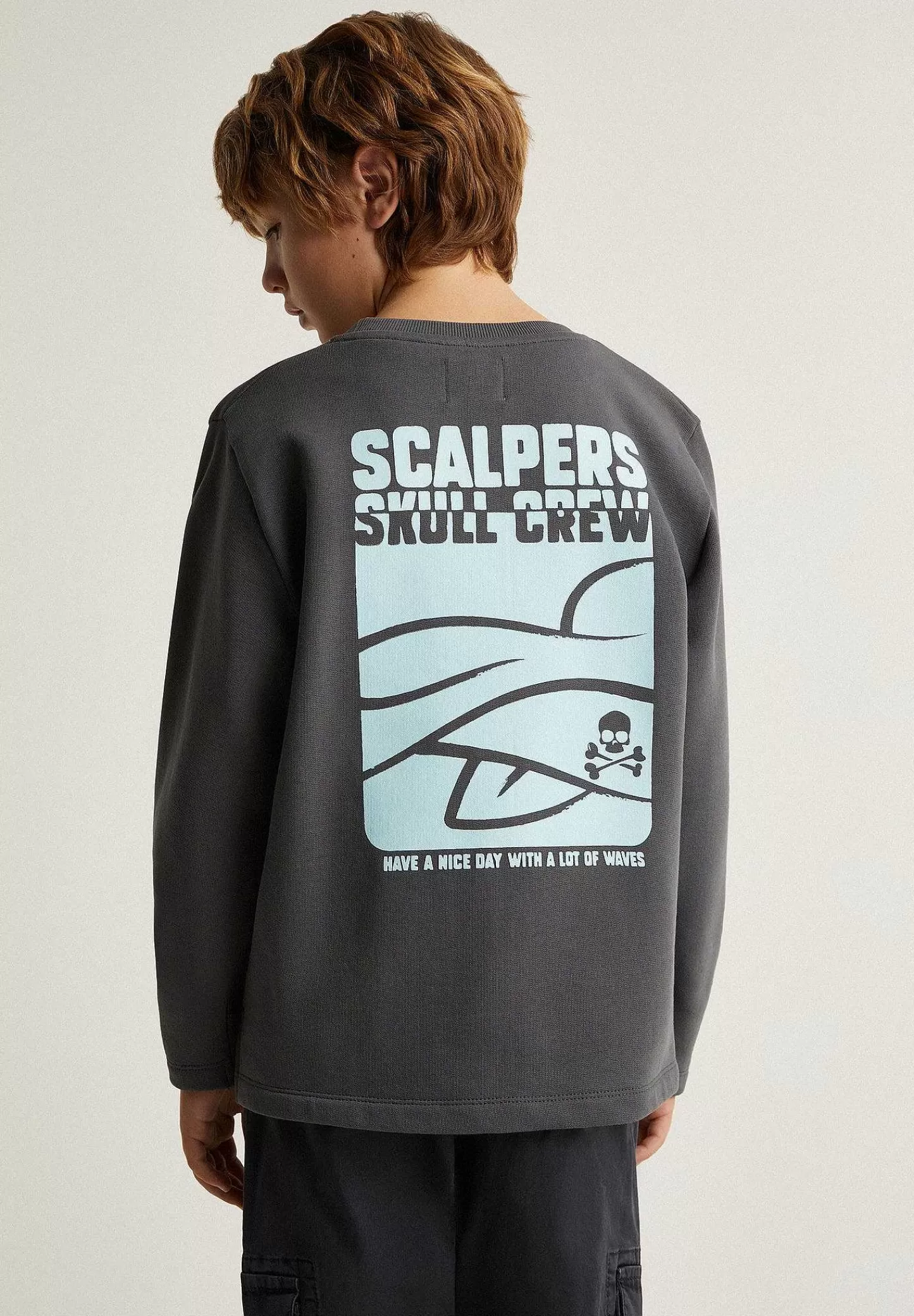 Fashion Scalpers Sudadera Detalle Bolsillo Terry