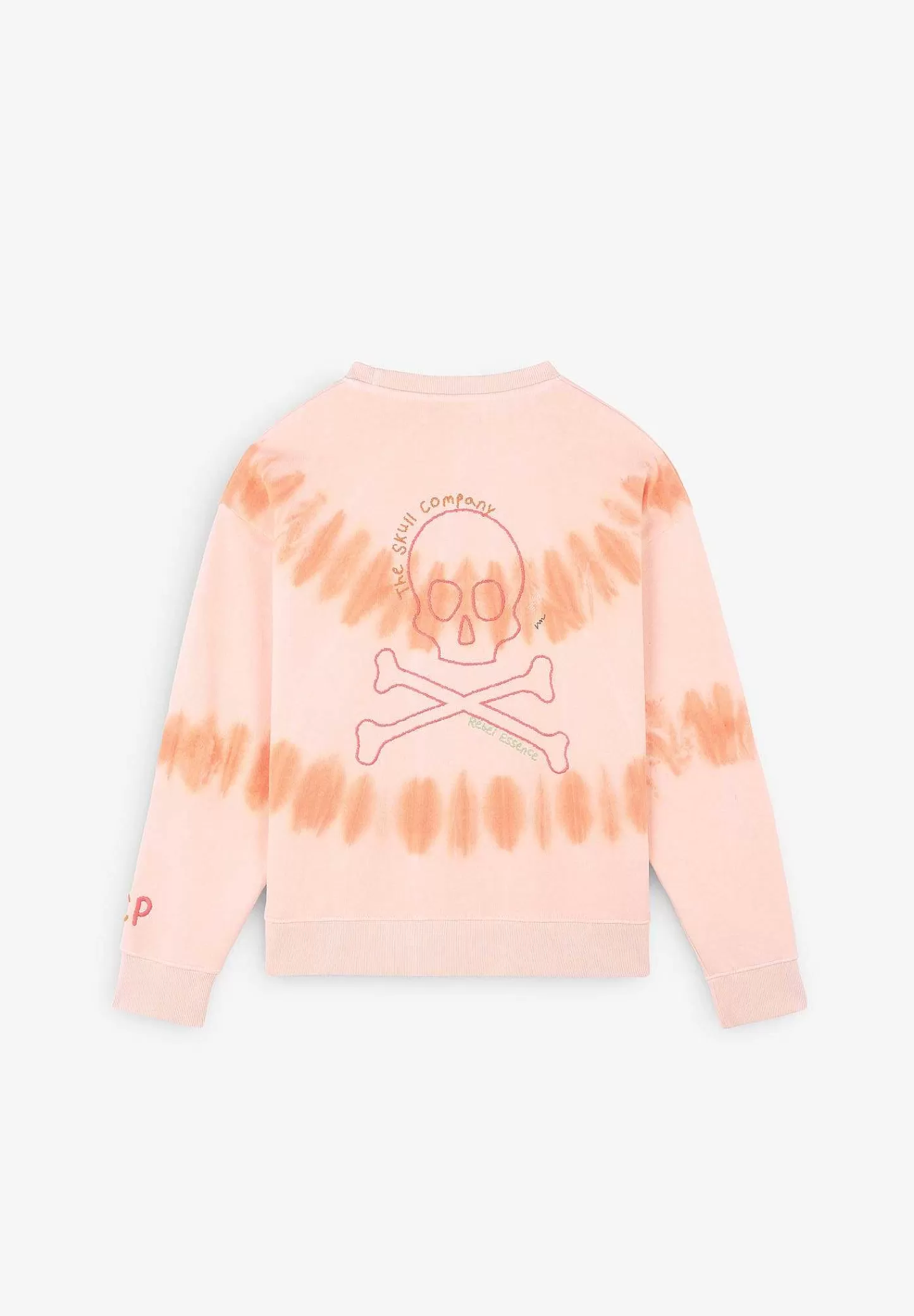Best Sale Scalpers Sudadera Tie Dye Calavera Contraste