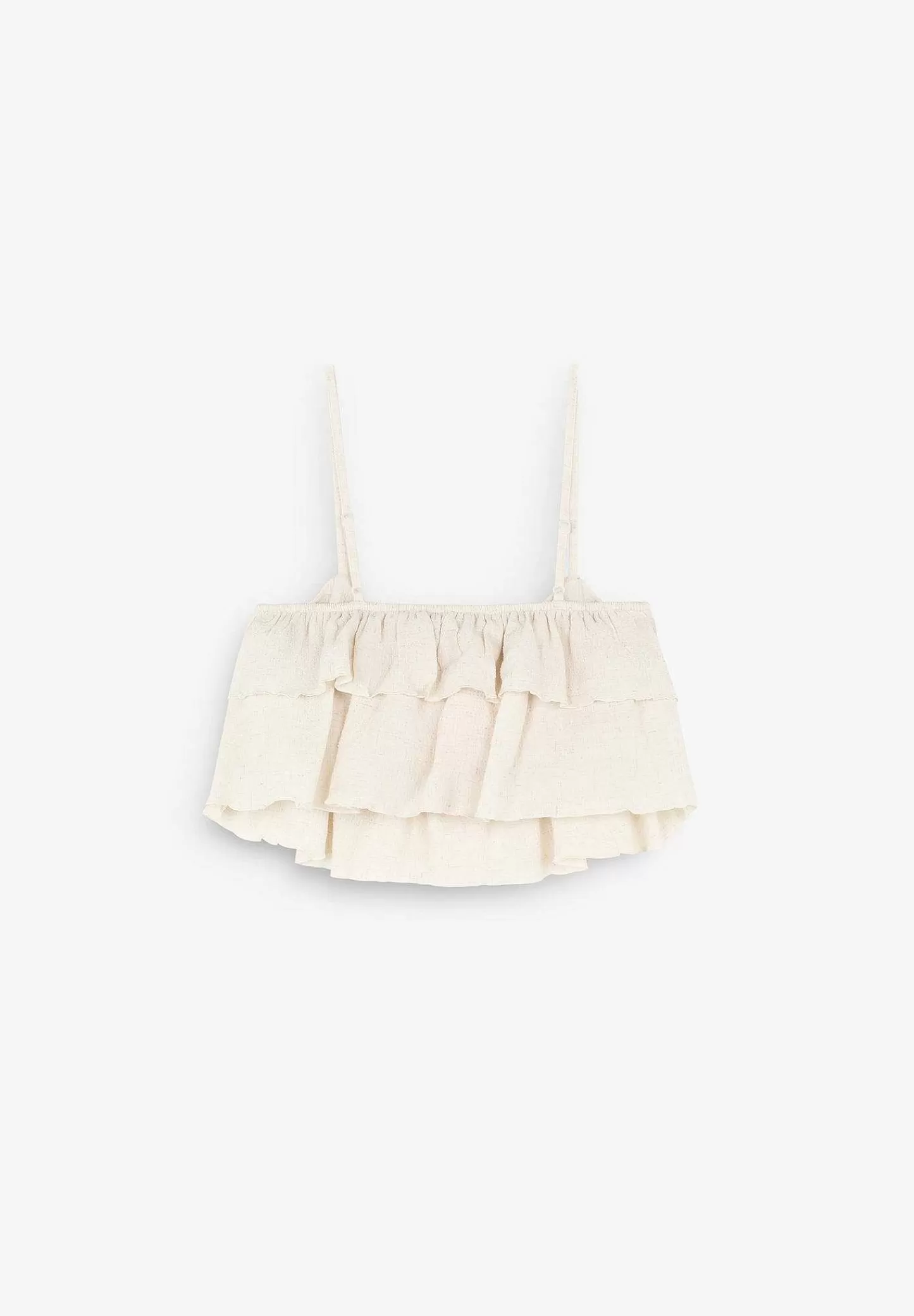 Discount Scalpers Top Cropped Volantes